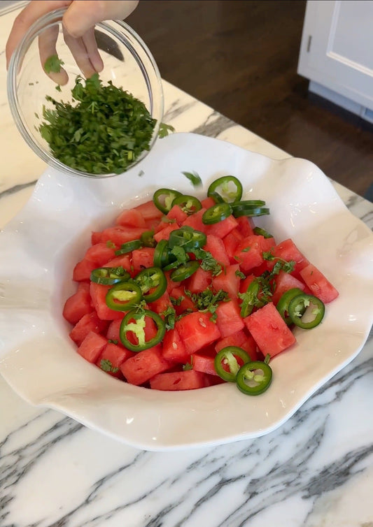 Spicy Watermelon Salad