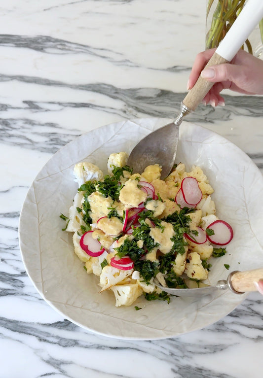 Crisp Cauliflower and Radish Salad