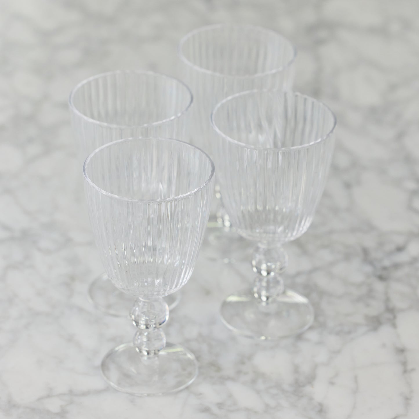 All-Purpose Clear Acrylic Drinking Glass (Set of 4)