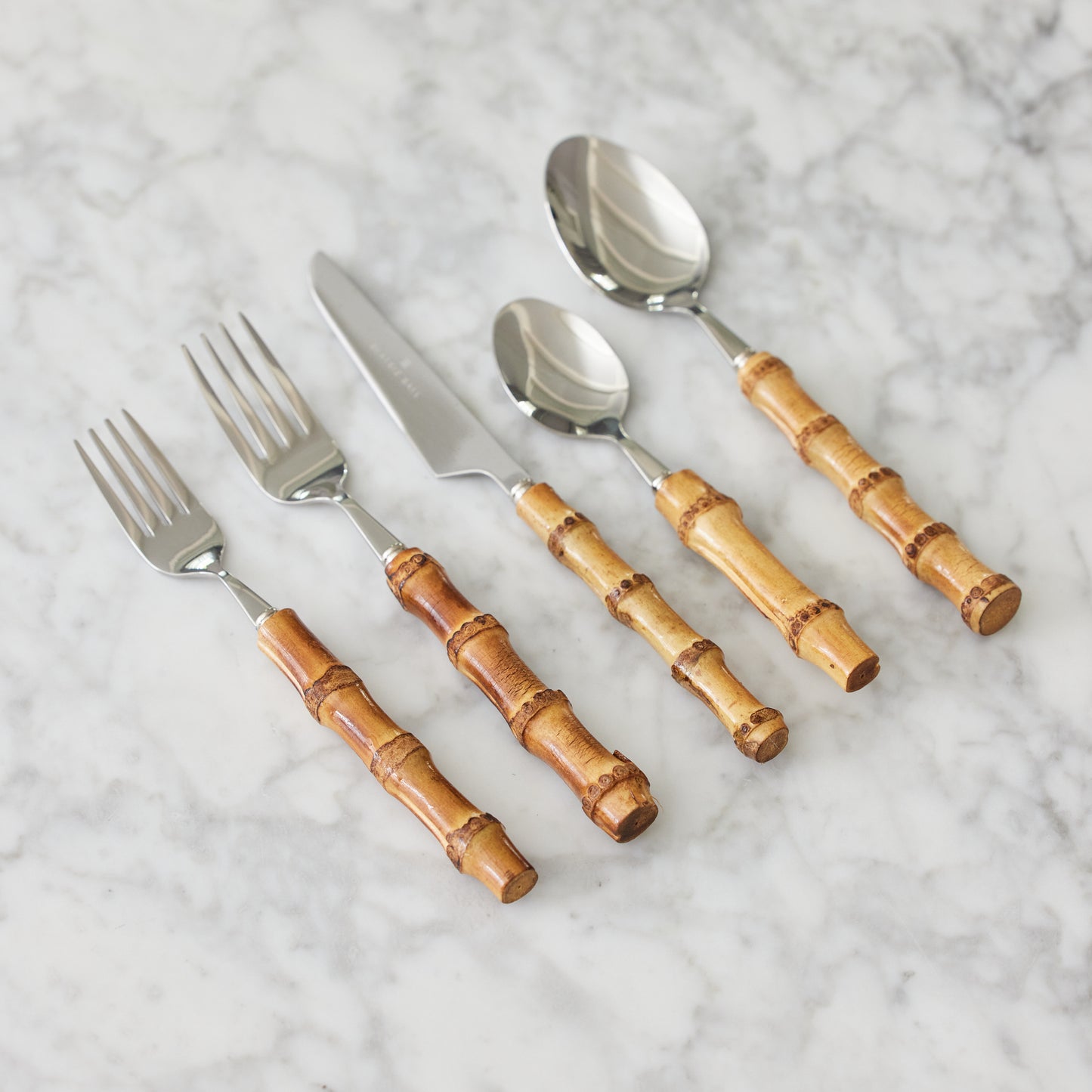 Bamboo Flatware, Set of 5