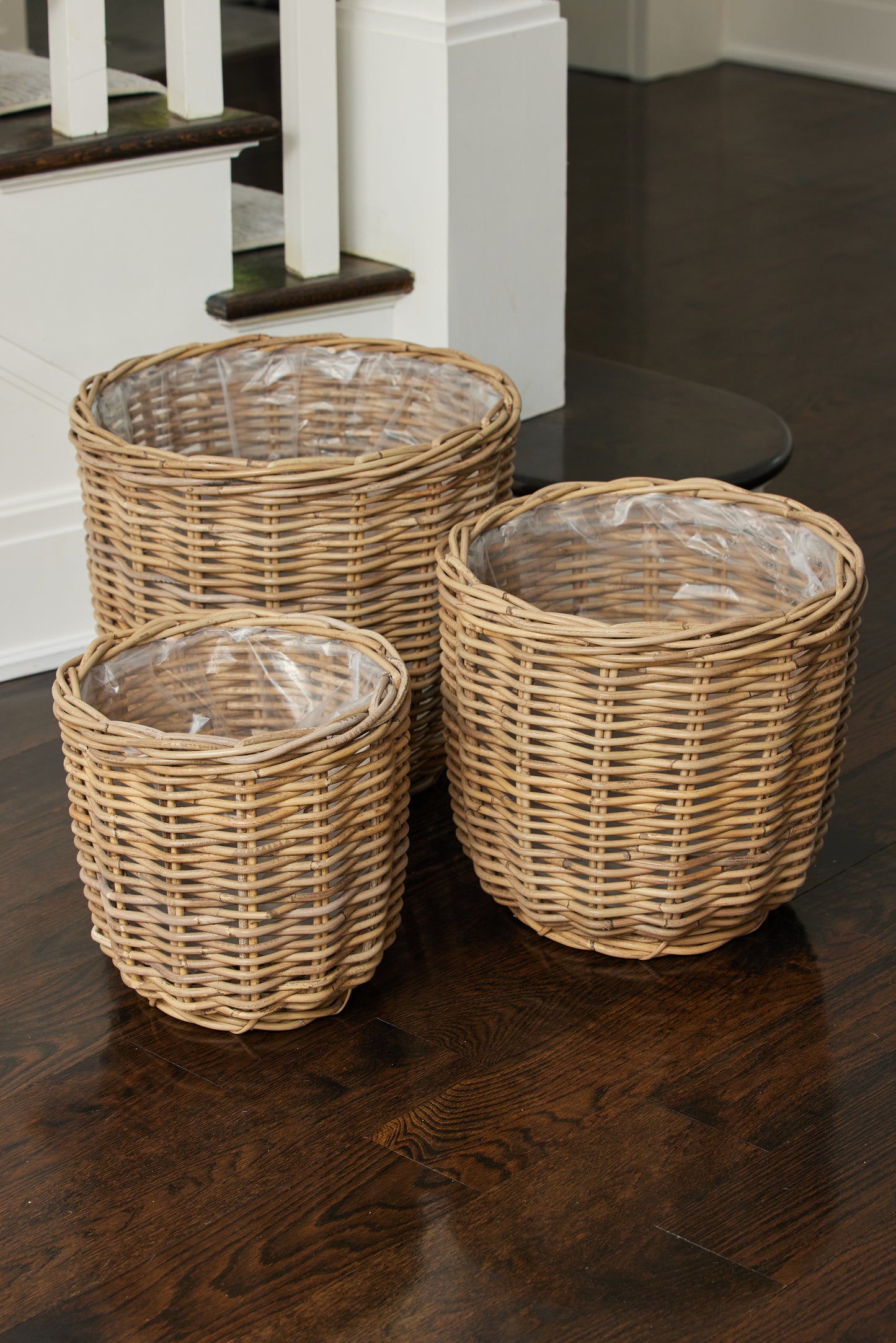 Round Medium Rattan Basket