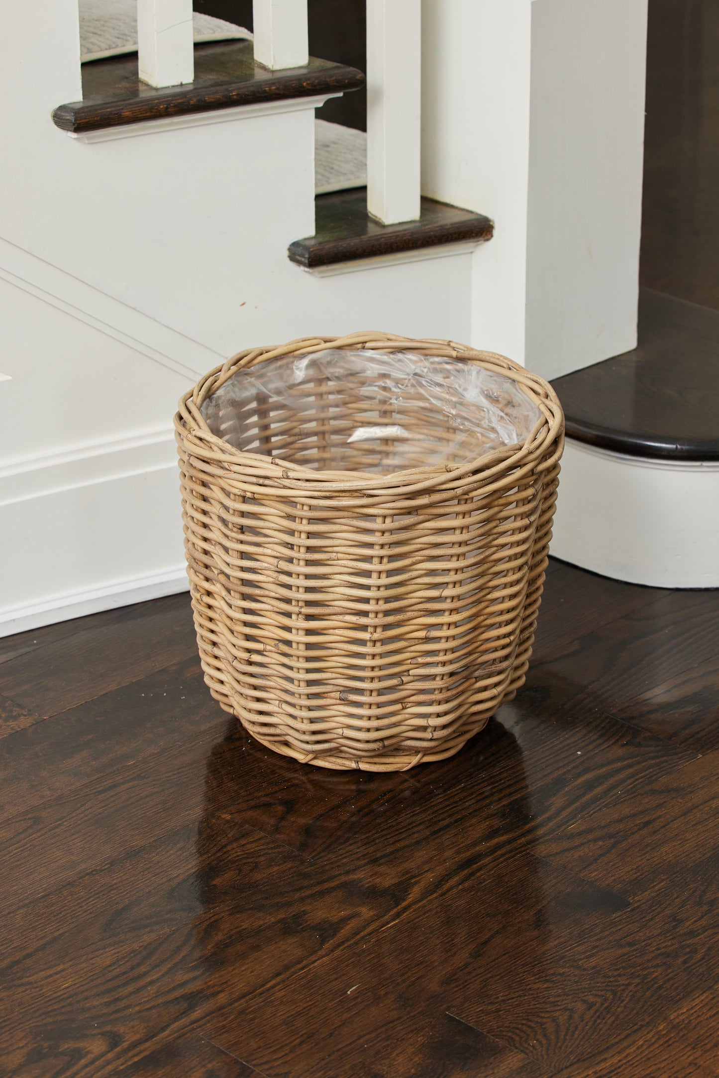Round Medium Rattan Basket