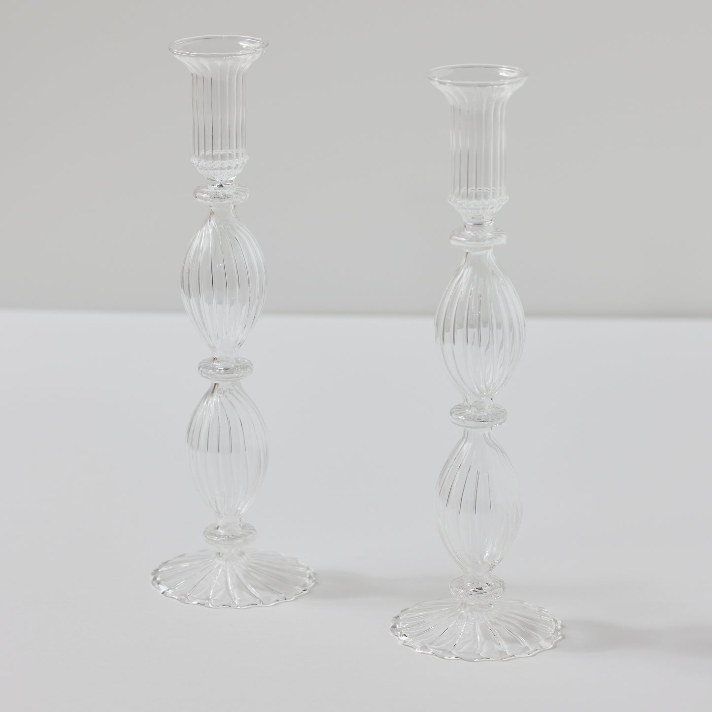 Beryl 10" Candlestick Holder Set of 2
