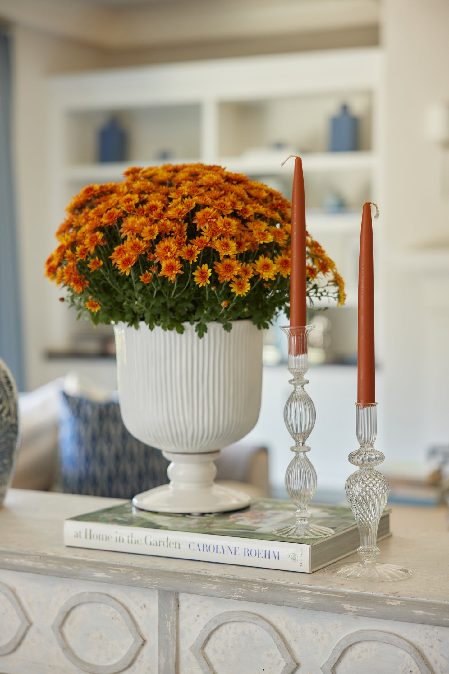 Beryl 10" Candlestick Holder Set of 2