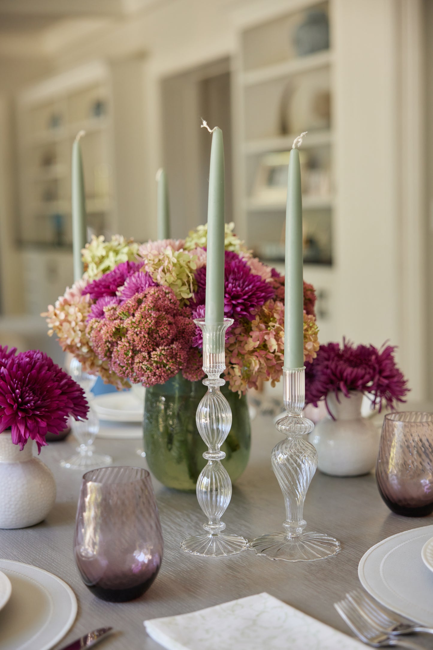 Daphne 8.5" Candlestick Holder Set of 2