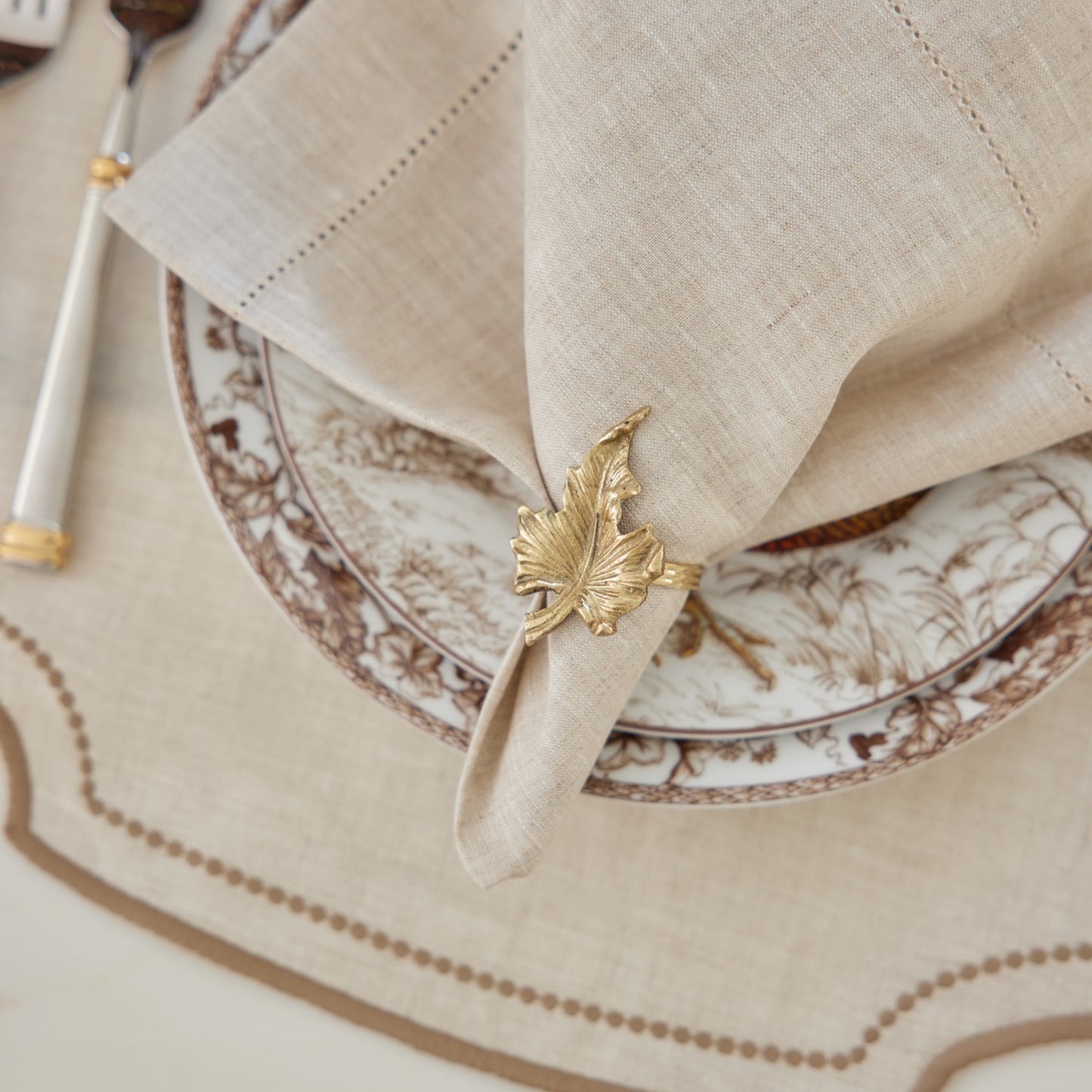 Leaf Napkin Rings set of 4