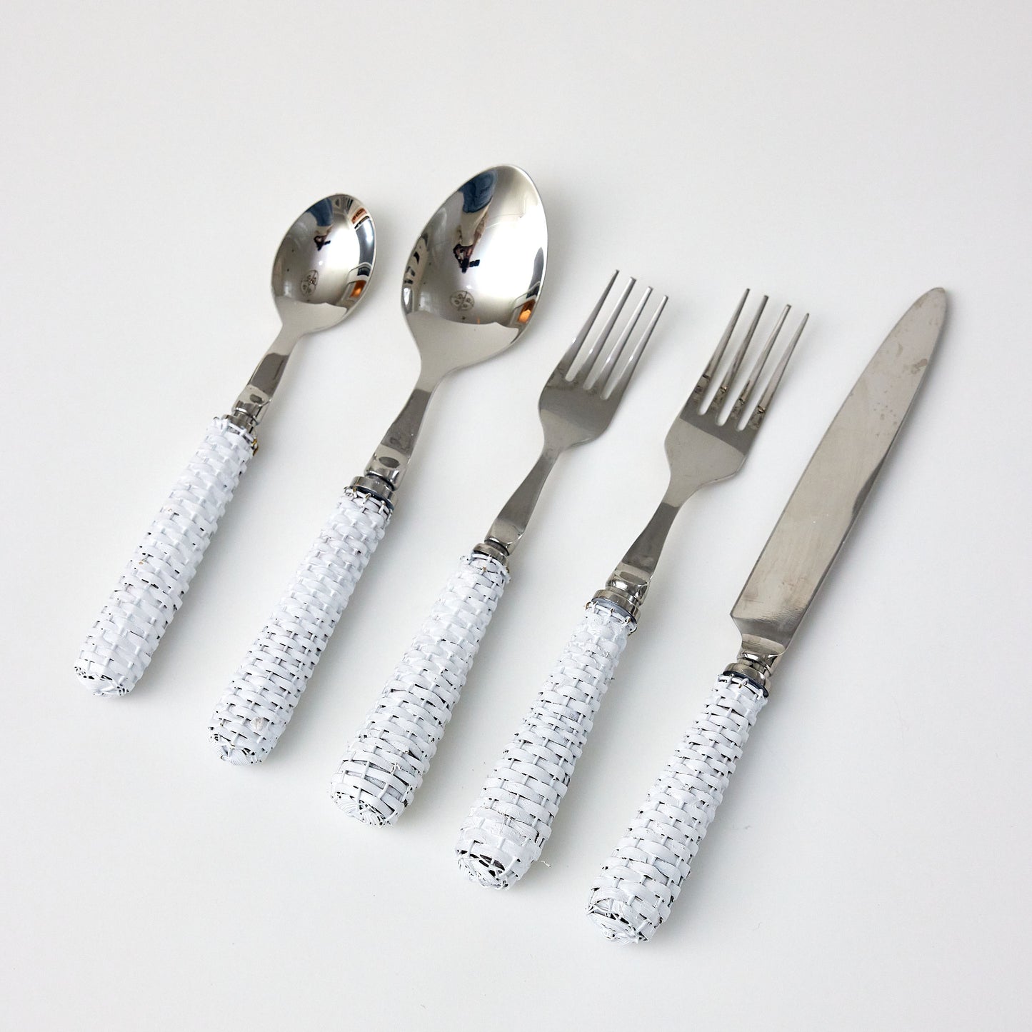 White Basketweave (5 piece)