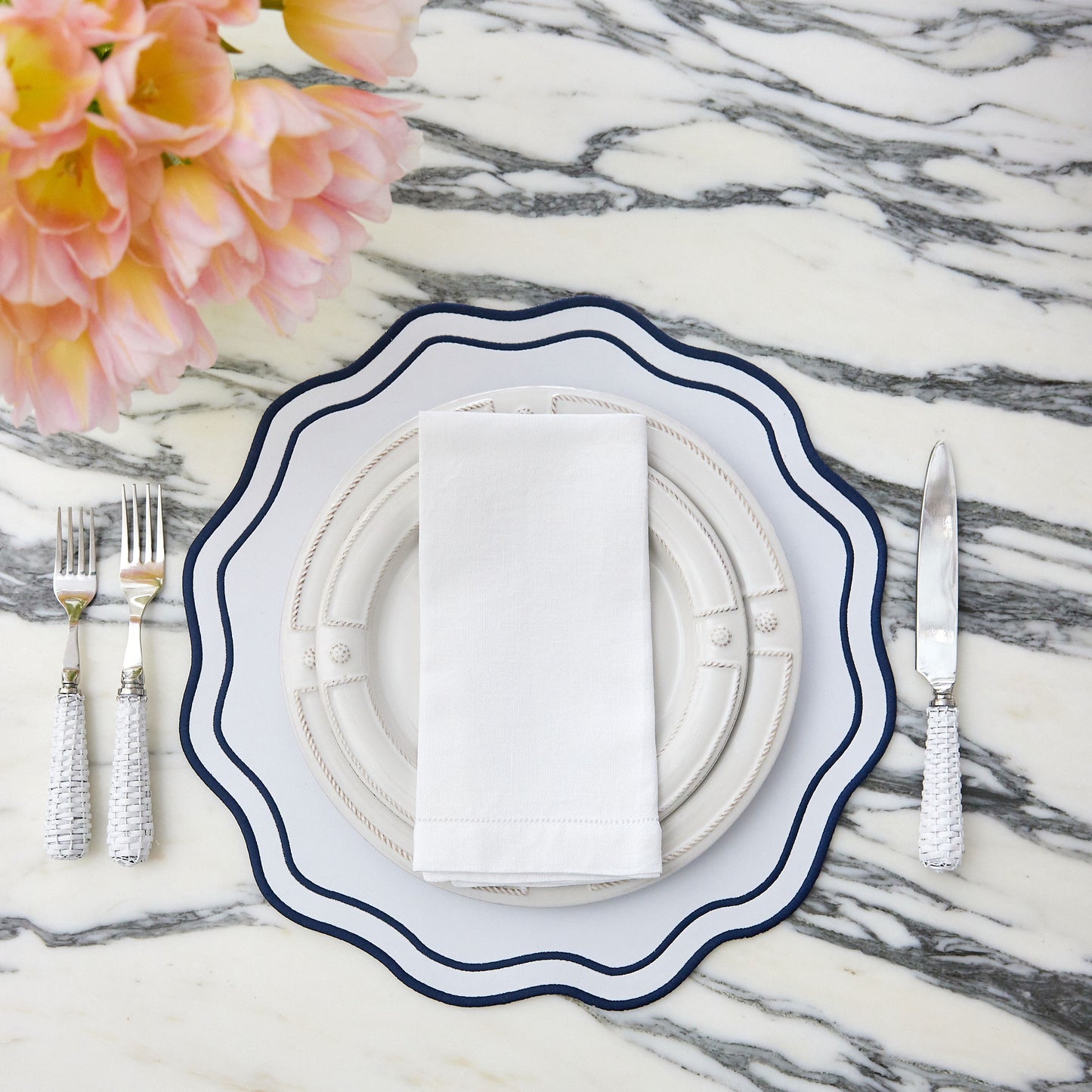 White Basketweave (5 piece)