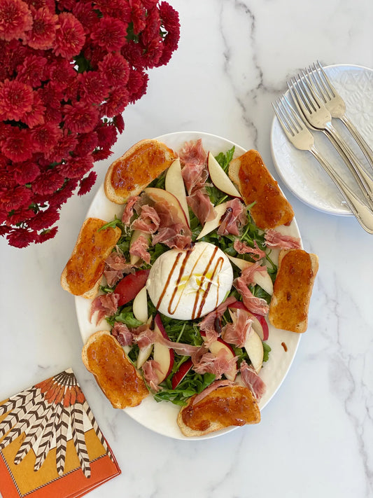 Pear and Creamy Burrata