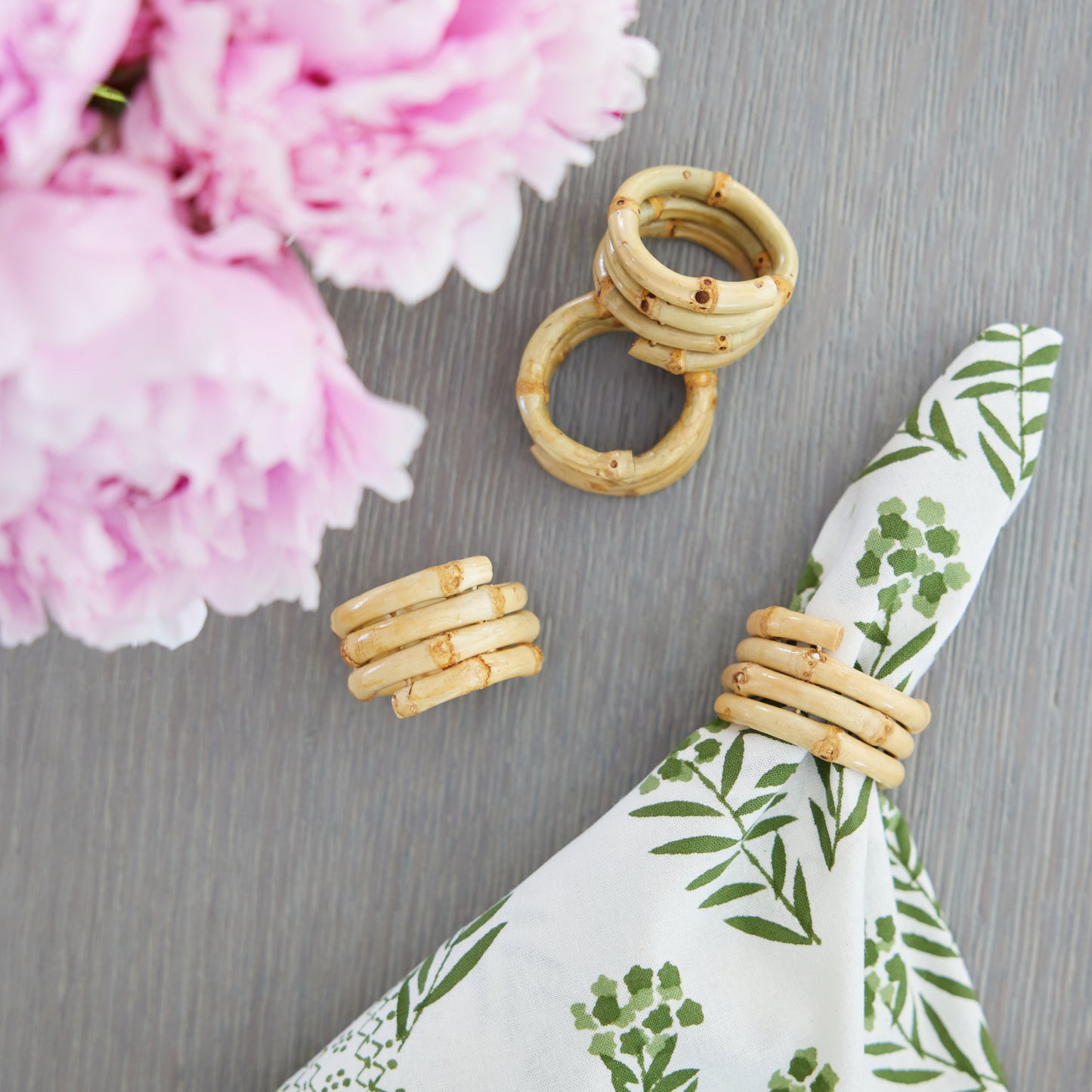 Bamboo Napkin Rings (Set of 4)