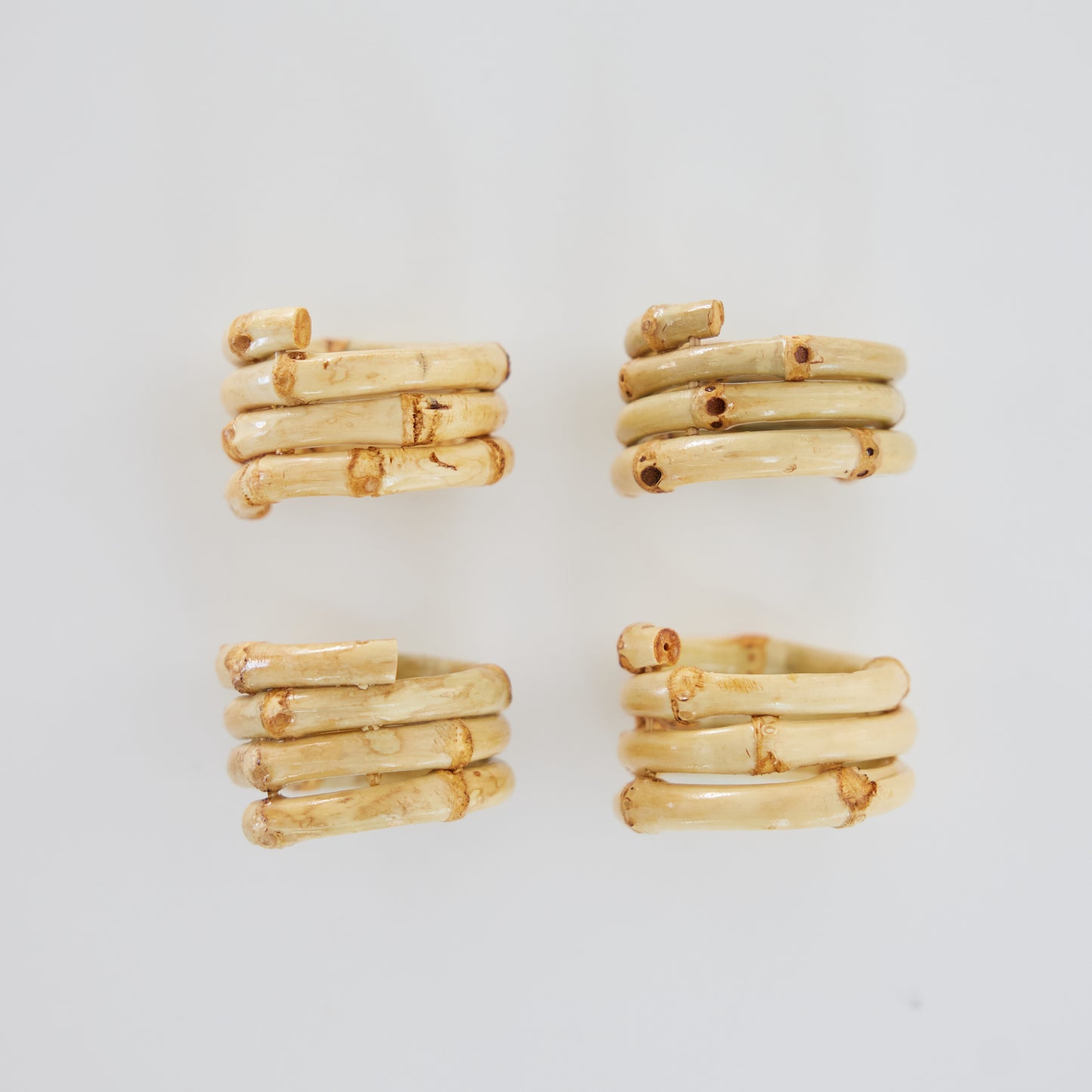 Bamboo Napkin Rings (Set of 4)