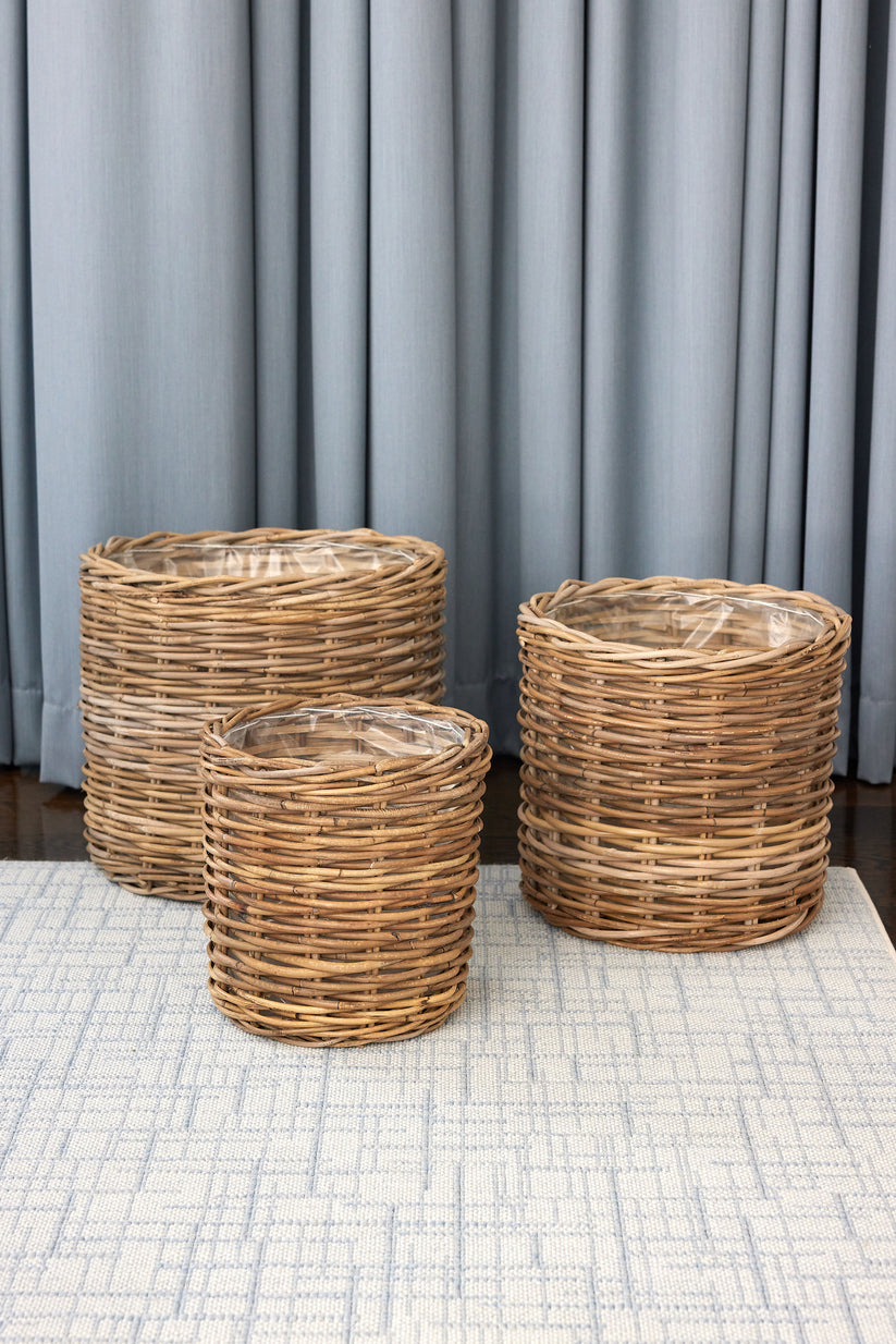 Round Rattan Baskets (Set of 3) – LeeLiss